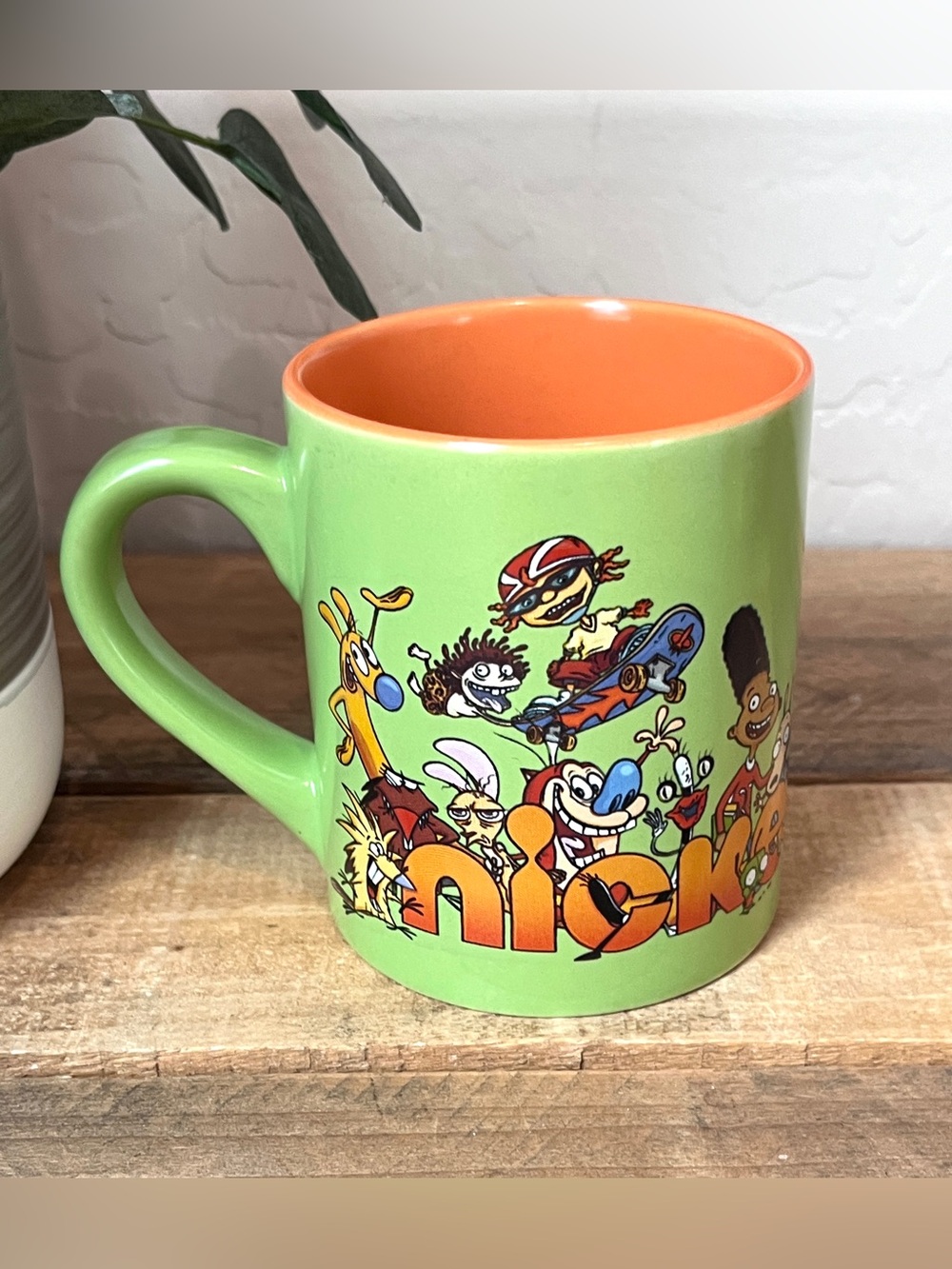 Silver Buffalo Classic 90s Nickelodeon Characters Ceramic Coffee Mug 14 oz